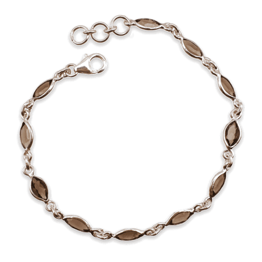 Smoky Quartz Marquise Bracelet - Image 2