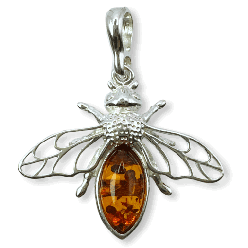 Amber Bee Pendant
