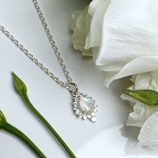 Moonstone & Topaz Necklace - Image 2