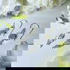 Moonstone Angel Wing Earrings - Image 2