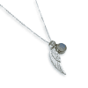 Moonstone Angel Wing Necklace - Image 2