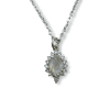 Moonstone & Topaz Necklace