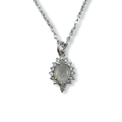 Moonstone & Topaz Necklace