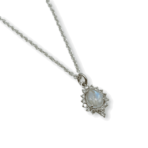 Moonstone & Topaz Necklace - Image 4