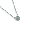 Moonstone & Topaz Crescent Necklace - Image 3