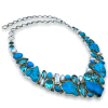 Sleeping Beauty, Blue Topaz & Pearl Necklace - Image 3