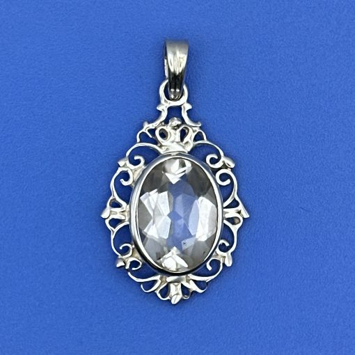 Clear Quartz Fancy Pendant