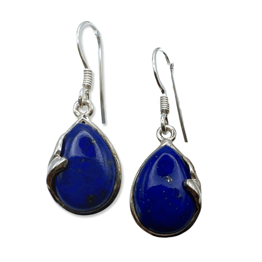 Lapis Lazuli Drop Earrings 4.1g