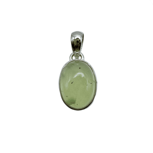 Prehnite Oval Pendant 2.7g