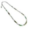 Prehnite, Prasiolite, Quartz Crystal, and Moonstone Necklace