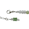 Prehnite, Prasiolite, Quartz Crystal, and Moonstone Necklace - Image 3