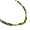 Peridot, Smokey Quartz, Hematite, Opal And Green Beryl Necklace - Image 2