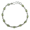 Prehnite Peardrop Bracelet 5.3g