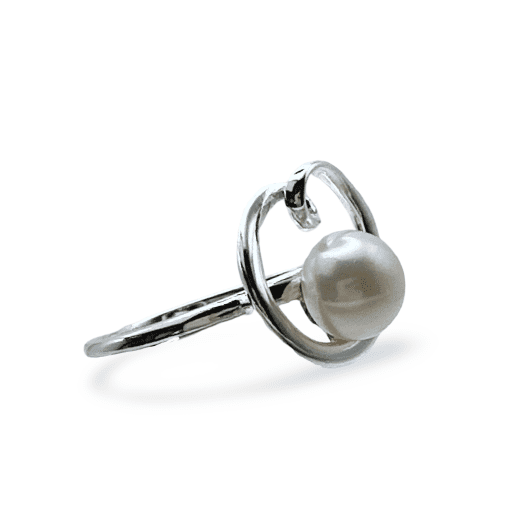 Freshwater Pearl Open Loop Ring Size M