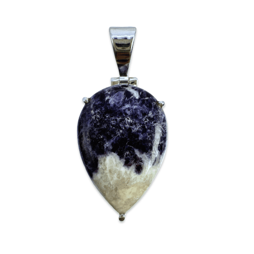 Lepidolite Drop Pendant 6.1g
