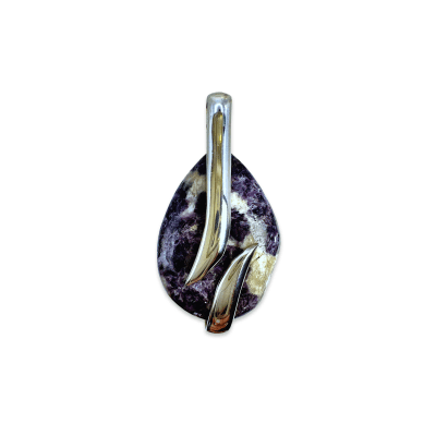 Lepidolite Drop Pendant 6.7g
