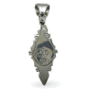 Turquoise Navajo Inlay Pendant By Evonne Rogers 10.7g - Image 2