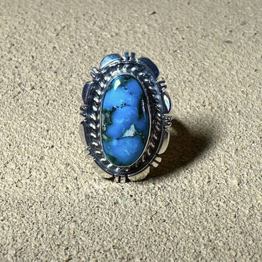 Sonoran Gold Turquoise Ring By Kevin Ramone Size M 7.9g - Image 2