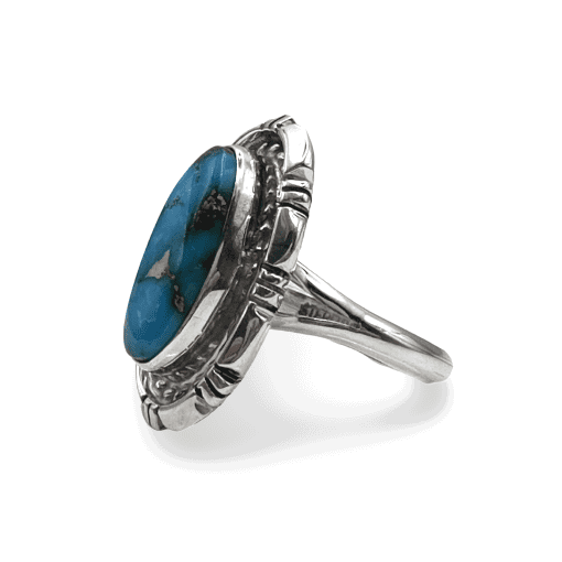 Sonoran Gold Turquoise Ring By Kevin Ramone Size M 7.9g - Image 3