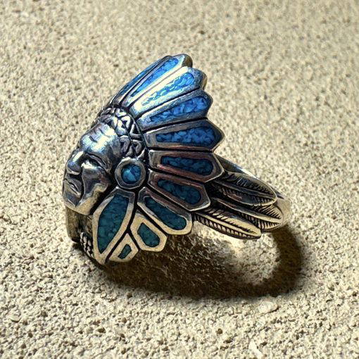 Turquoise Ring Size R 12.6g - Image 2