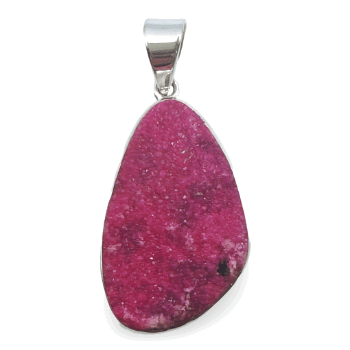 Pink Cobaltian Calcite Raw Pendant 11.6g