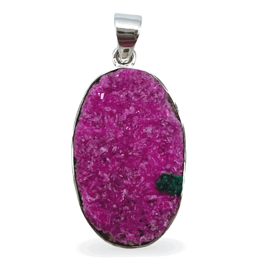 Pink Cobaltian Calcite Raw Pendant 9.3g