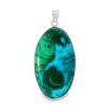Chrysocolla Malachite Pendant 10.7g