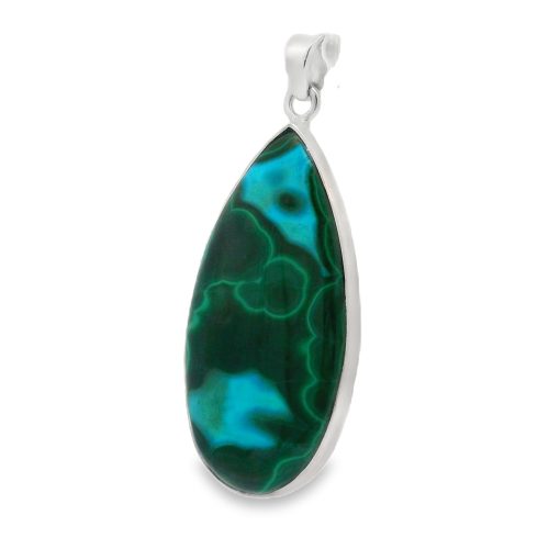 Chrysocolla Malachite Pendant 9.6g - Image 2