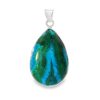 Chrysocolla Malachite Peardrop Pendant 8.1g