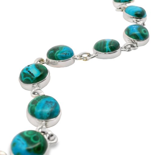 Chrysocolla Malachite Bracelet 18.4g - Image 2