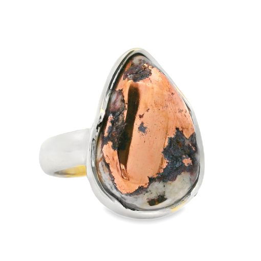 Copper Dolomite Ring Size M