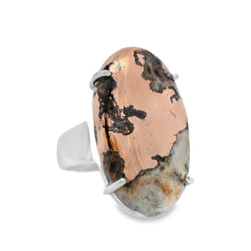 Copper Dolomite Ring Size Q