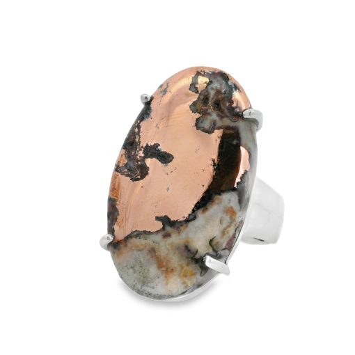Copper Dolomite Ring Size Q - Image 2