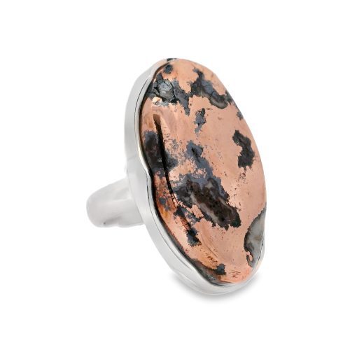 Copper Dolomite Ring Size Q