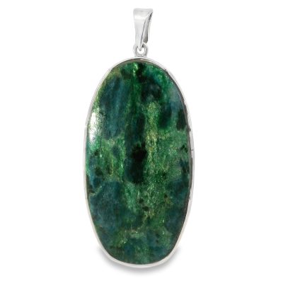 Fuchsite Large Oval Pendant 21g