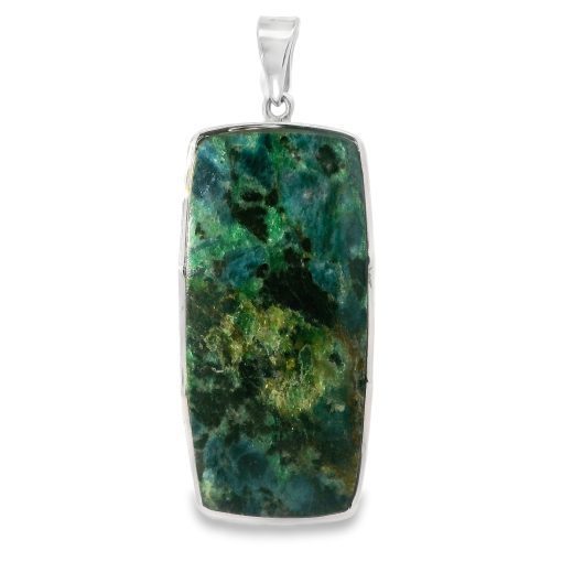 Fuchsite Large Rectangular Pendant 18.6g