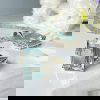 Aquamarine Claw Set Ring Size R - Image 2
