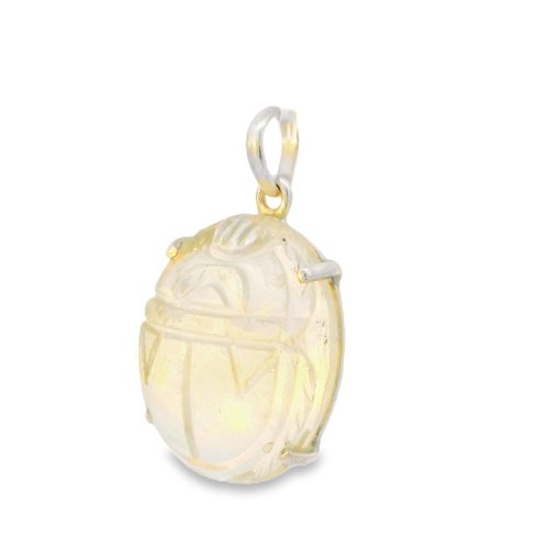 Libyan Gold Bettle Pendant 7.1g - Image 3