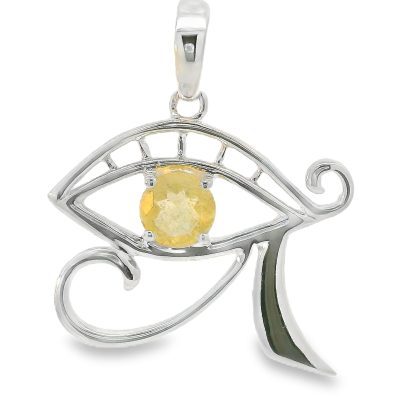 Libyan Gold Eye Pendant 3.5g