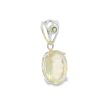 Libyan Gold Oval Claw Set Pendant 2.2g - Image 3