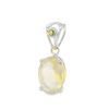 Libyan Gold Oval Claw Set Pendant 2.2g - Image 4