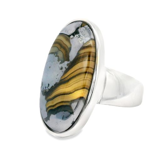 Schalenblende Oval Ring Size R