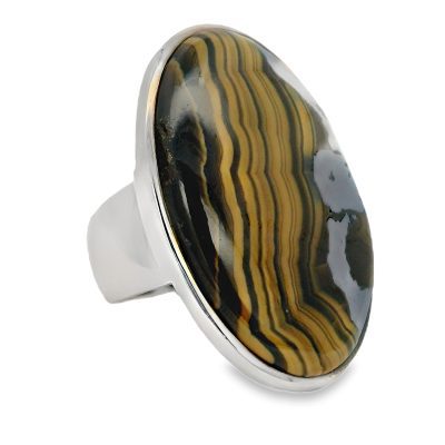 Schalenblende Oval Ring Size R