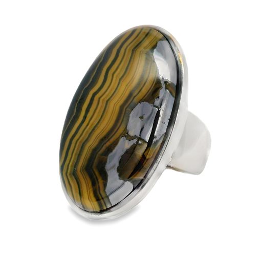 Schalenblende Oval Ring Size R - Image 2