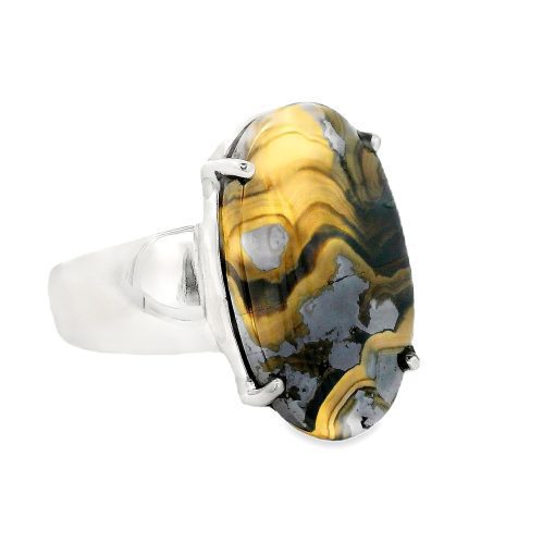 Schalenblende Claw Set Oval Ring Size S - Image 2