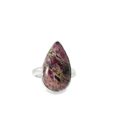 Eudialyte Peardrop Ring Size L