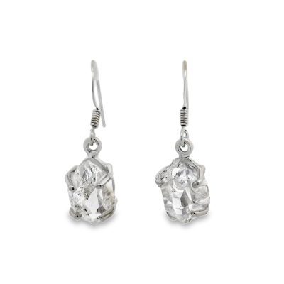 Herkimer Diamond Drop Earrings 4.2g