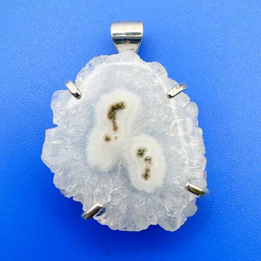 Solar Quartz Claw Set Pendant 12.9g