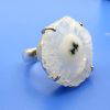 Solar Quartz Claw Set Ring Size S