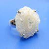 Solar Quartz Claw Set Ring Size P
